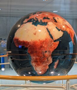 world globe Africa